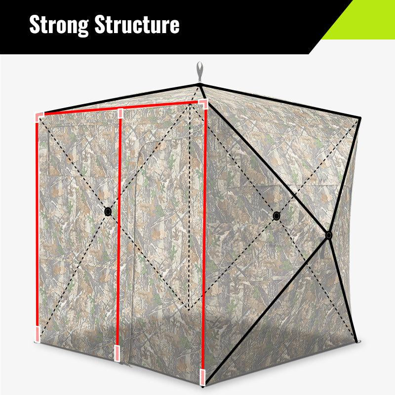 [Dealsforyoudays] Tidewe Vismaster 270° See-Through Hunting Blind with No-Trip Door Deer Blinds