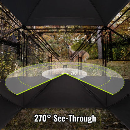 [Dealsforyoudays] Tidewe Vismaster 270° See-Through Hunting Blind with No-Trip Door Deer Blinds