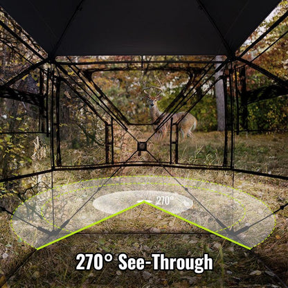 [Dealsforyoudays] Tidewe Vismaster 270° See-Through Hunting Blind with No-Trip Door Deer Blinds